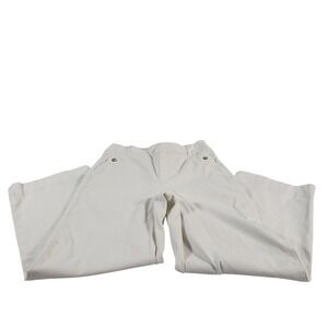 SPANX by Sara Blakely Women's Beige Wide Leg Cropped Pants Plus Size XL Tall